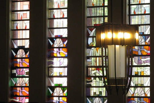 Jeruzalemkerk, interieur, foto: Wendingen